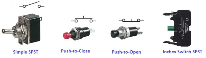 What is Single Pole Single Throw Switch (SPST), Types, Working ...