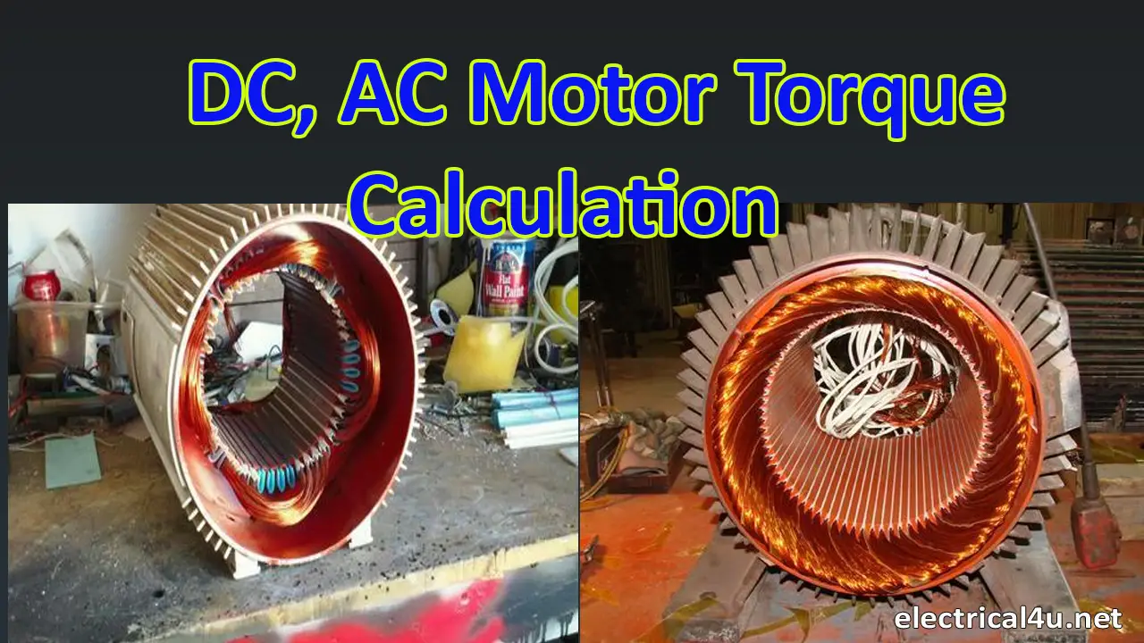 Electric Motor Torque Calculation Formula Torque Calculator Online 