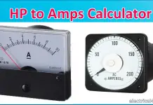 Hp to amps Conversion Calculator