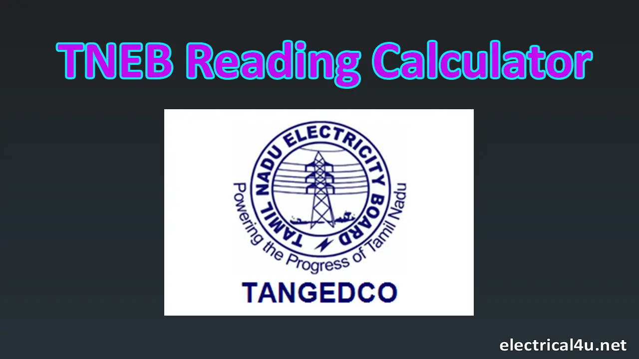 TNEB Reading Calculation