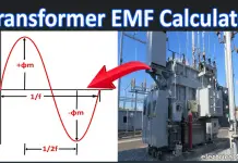 Transformer EMF Calculation Calculator With EMF Formula