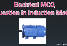 Electrical MCQ Question in induction motor
