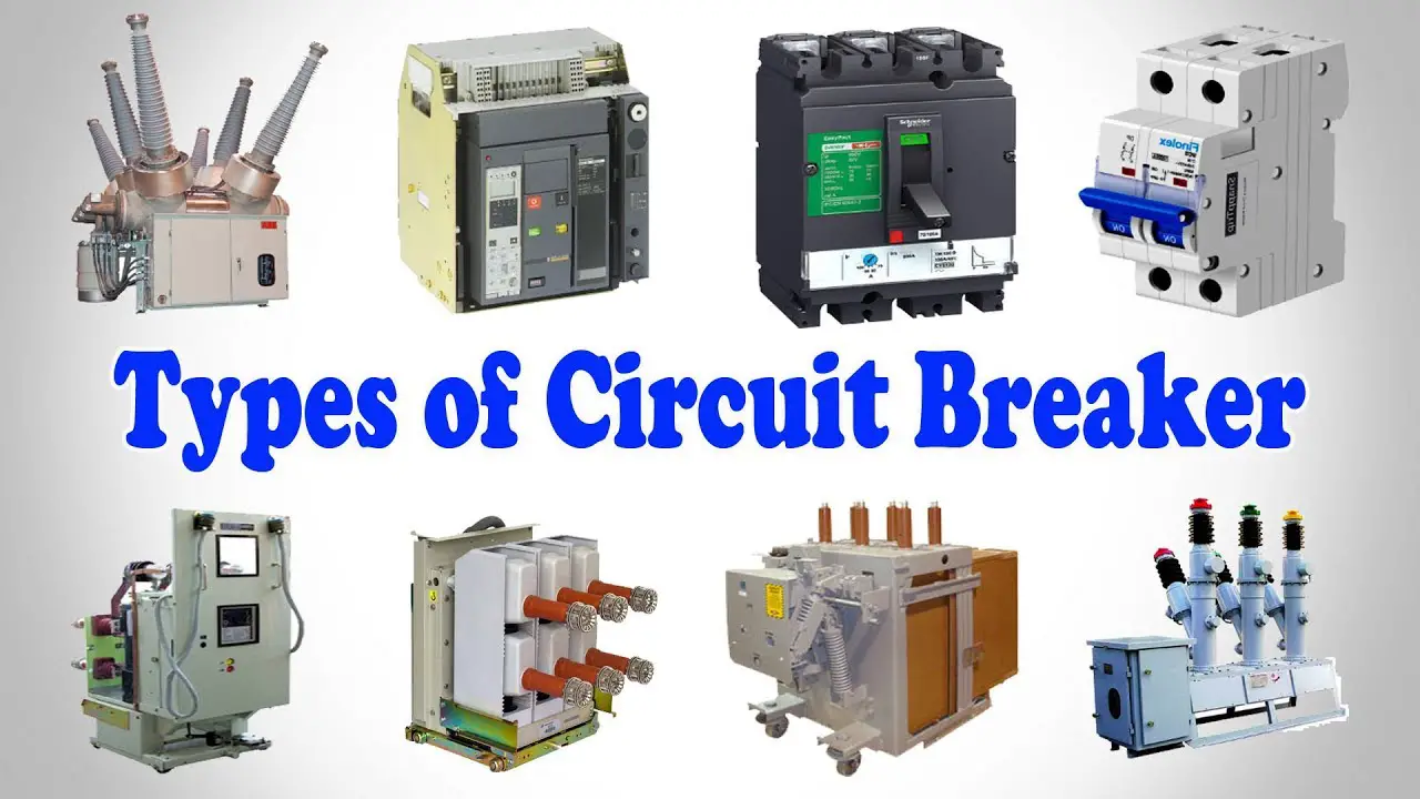 Different Types Of Circuit Breakers Working Uses Voltage Level 