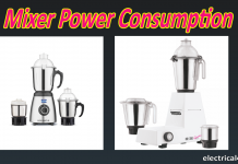 mixer Power consumption