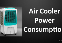 Air cooler Power Consumption