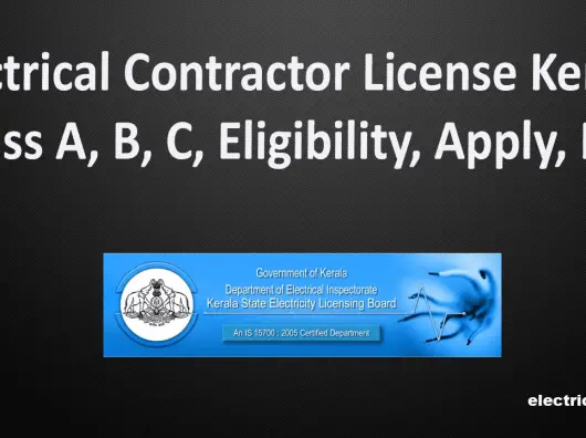 Electrical License Archives | Electrical4u