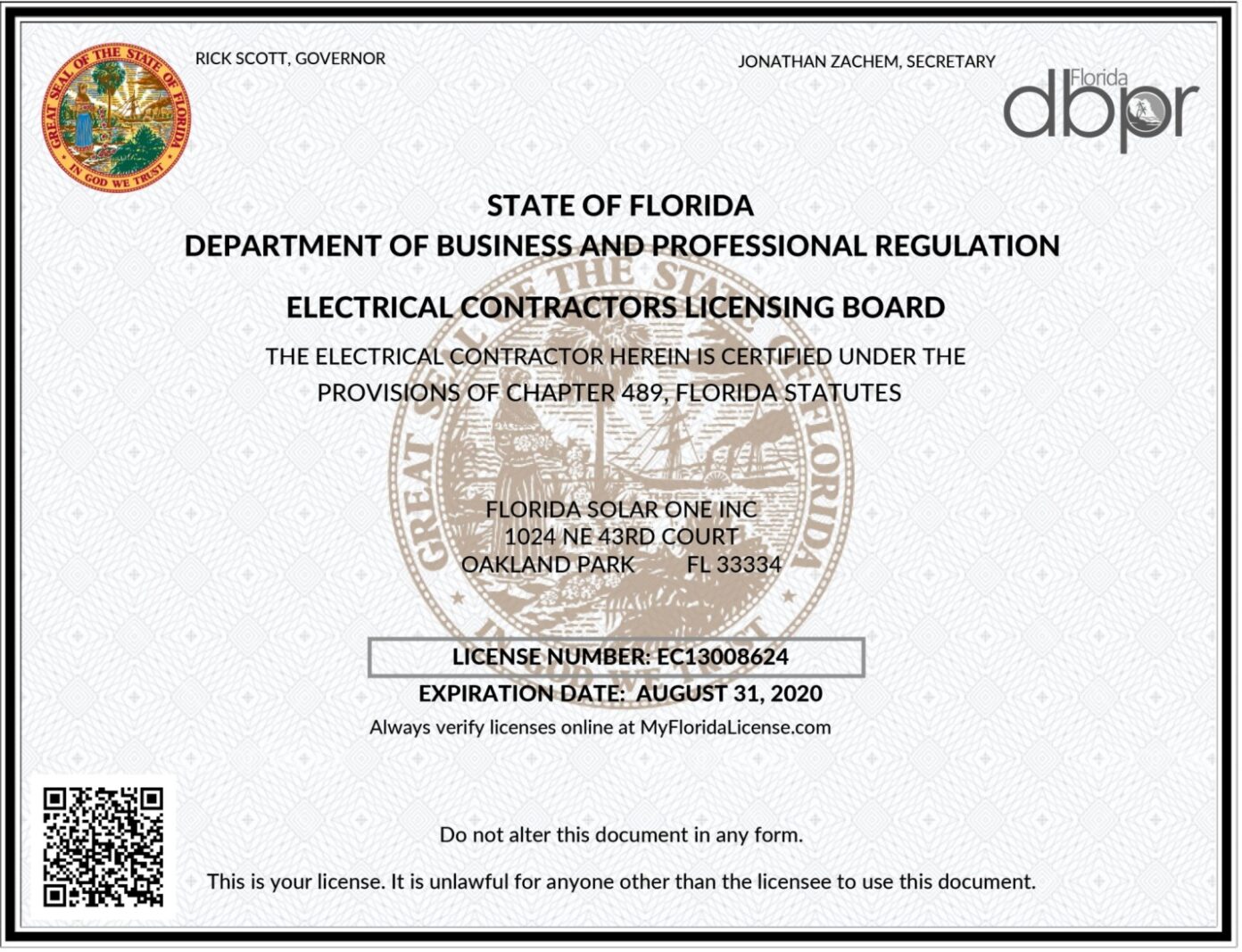 Get Electric License Florida, Application Form, Exam, Process