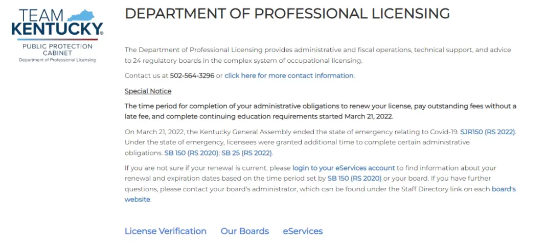 Electrical License In Kentucky Contractor License Requirements   Kentucky Home Page Png 1068x488 